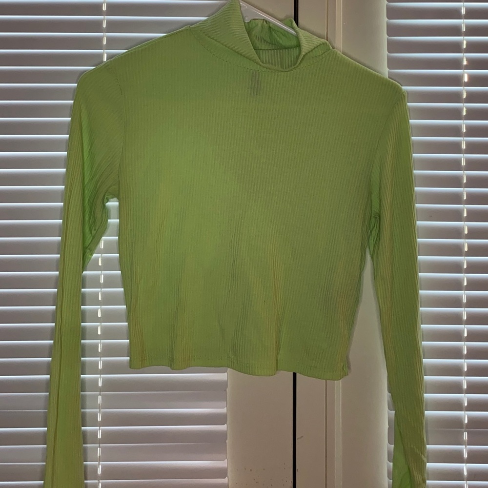 Long sleeve crop top